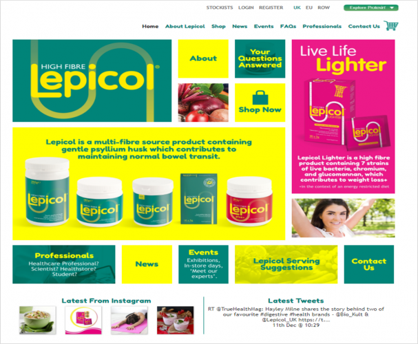 New Look Lepicol Website Launches